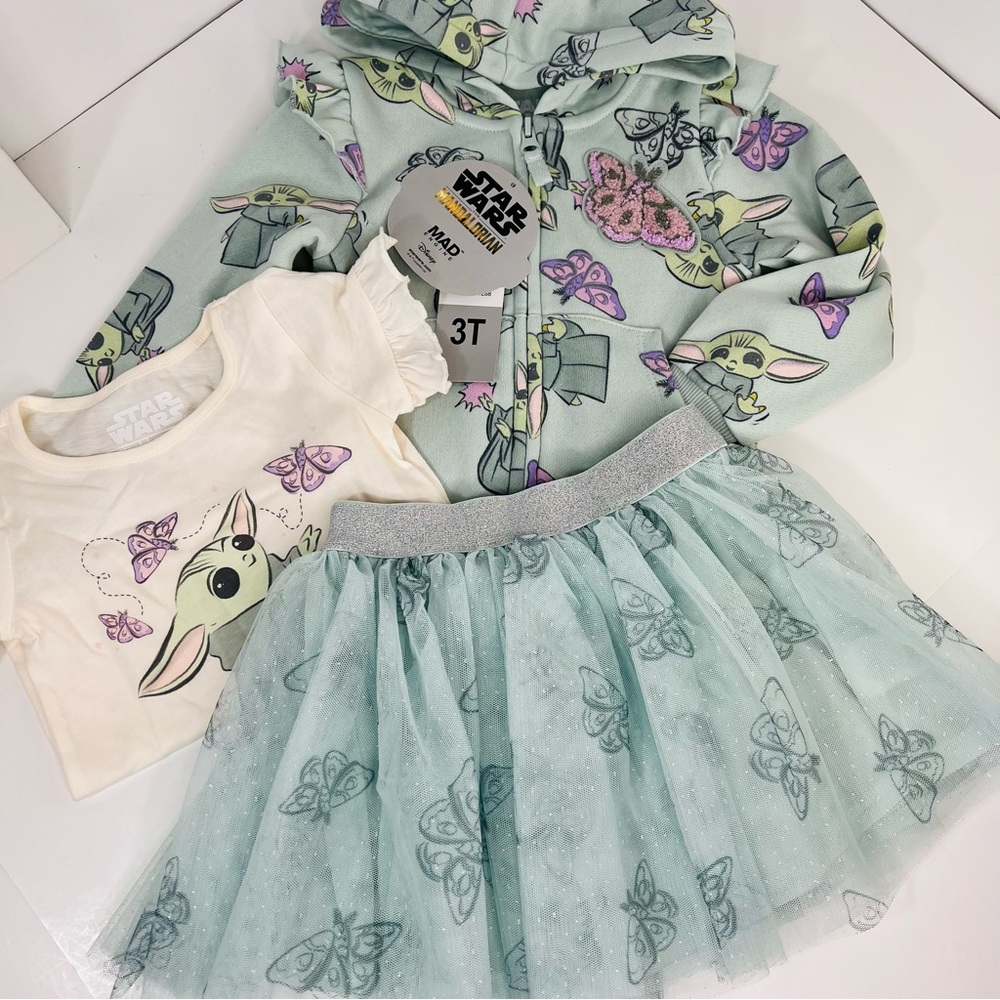 Disney Kids Star Wars 3 Piece with Tutu